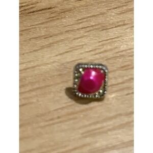MGA - LOL OMG - Agent Glamour - Movie Magic Studios - Pink Silver Ring Stud Only